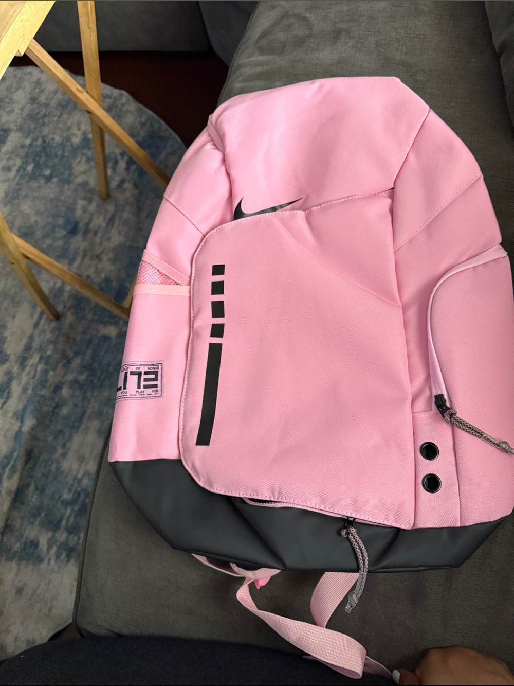 Nike Pink and Black Everyday Backpack